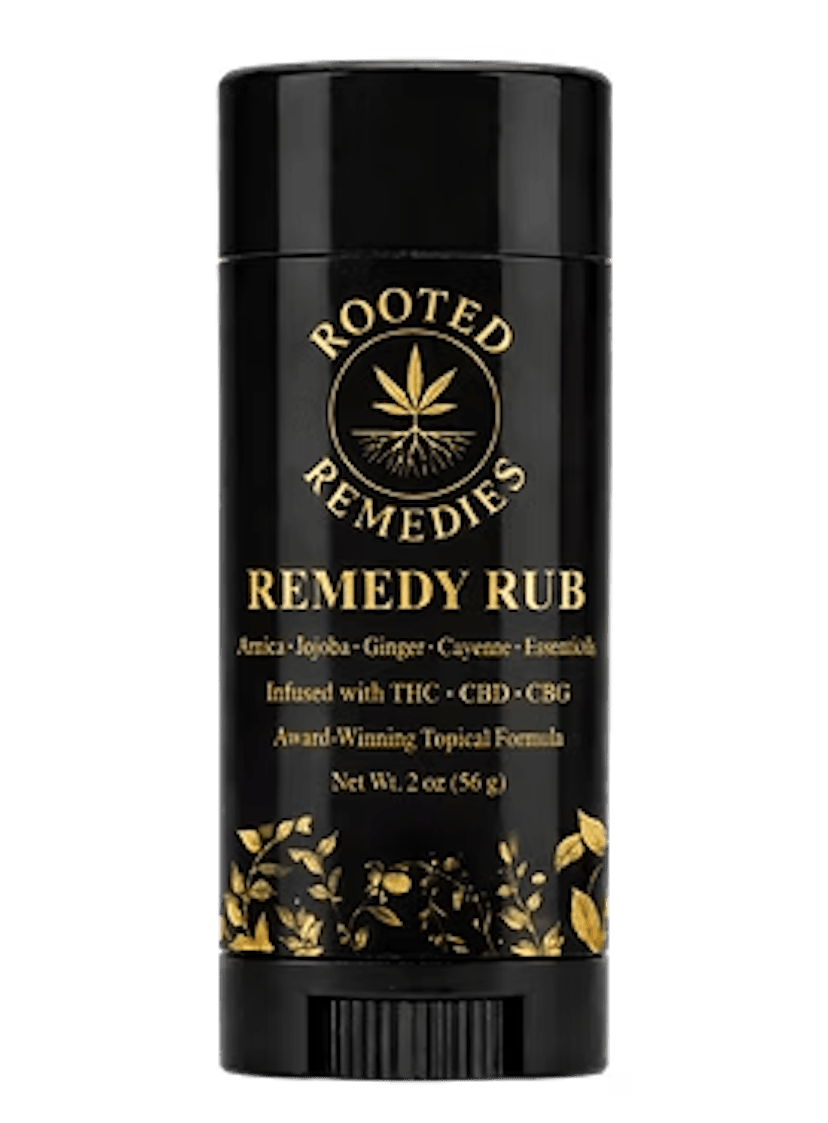 Truly Rooted Botanicals | THC: CBD: CBG | Remedy Rub