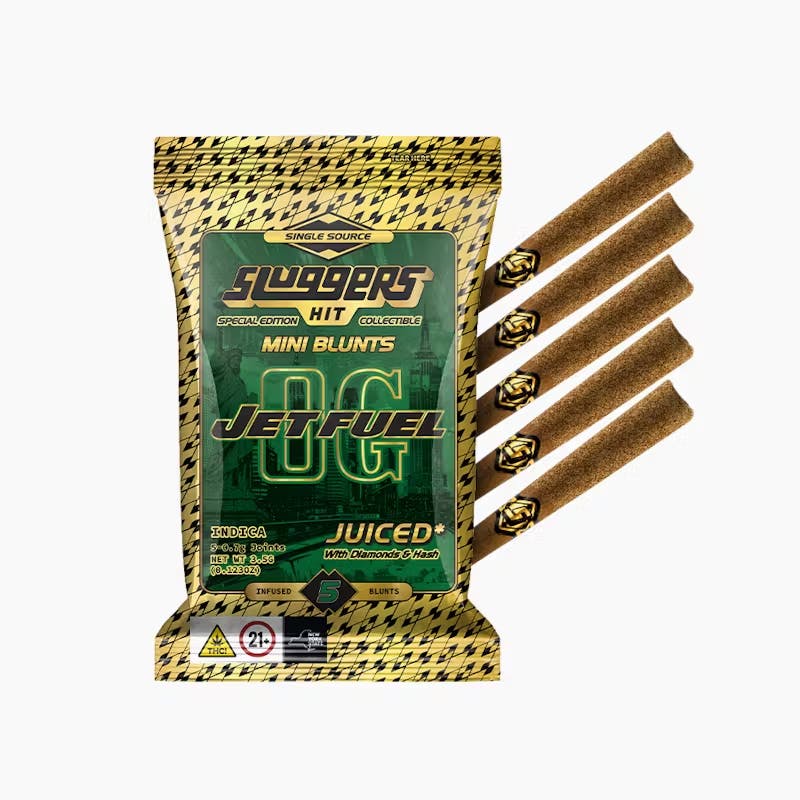 Sluggers | Jetfuel OG | Infused Mini Blunt | 5pk | 3.5g