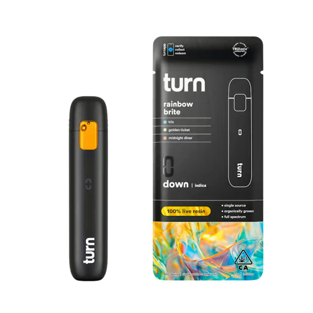 RAINBOW BRITE LIVE RESIN TURN DOWN ALL-IN-ONE