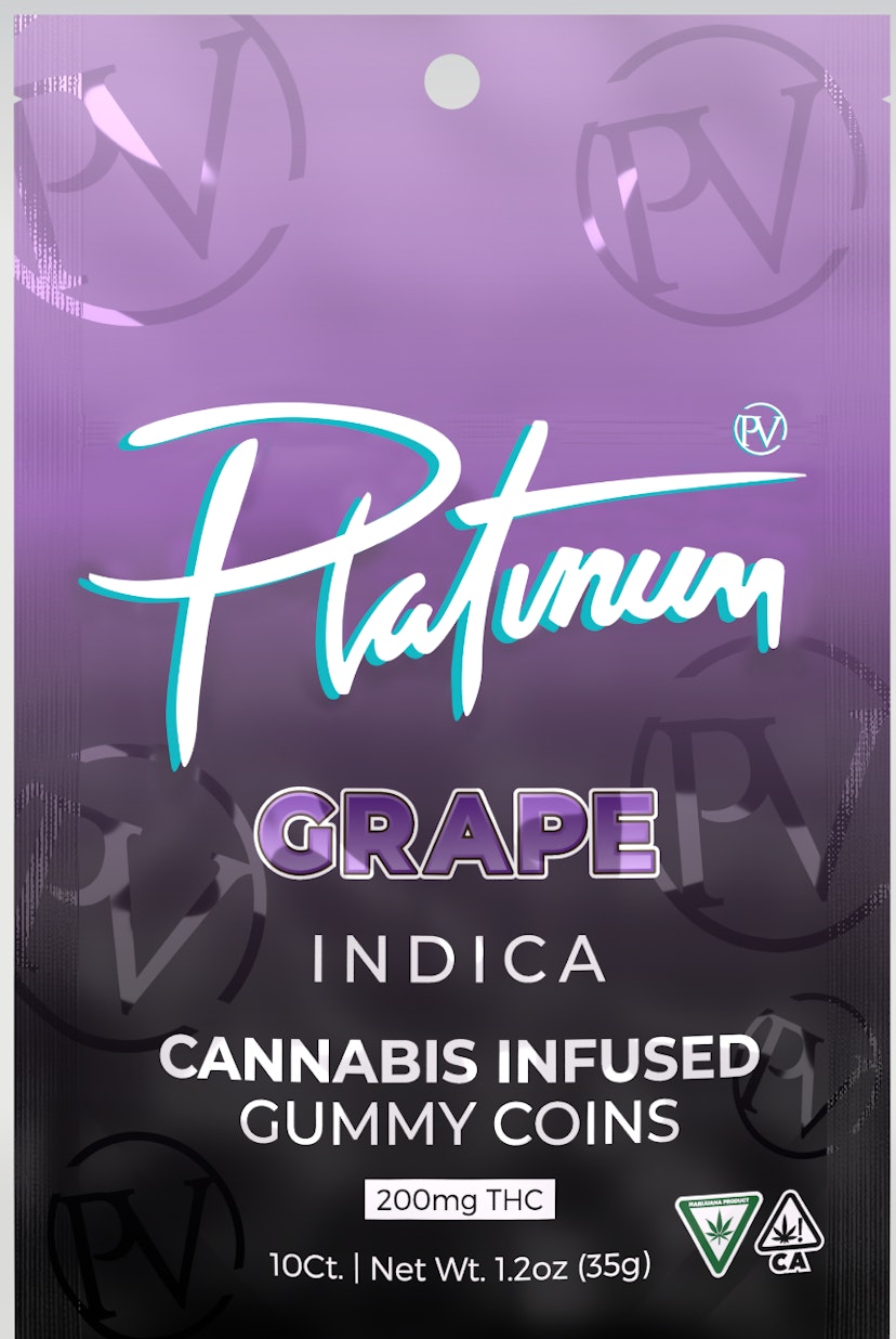 Platinum Vape | 200mg Gummies | Grape