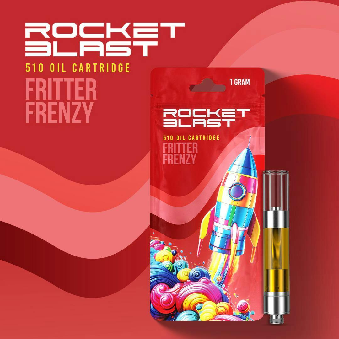Rocket Rocket Blast 510 Cartridge | Fritter Frenzy - Puff Cannabis