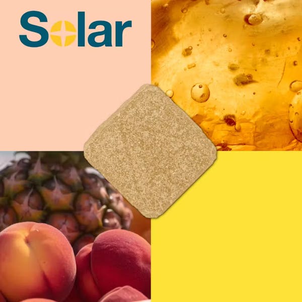 Pineapple Peach (H) - 100mg 20pk Rosin Gummies - Solar Therapeutics