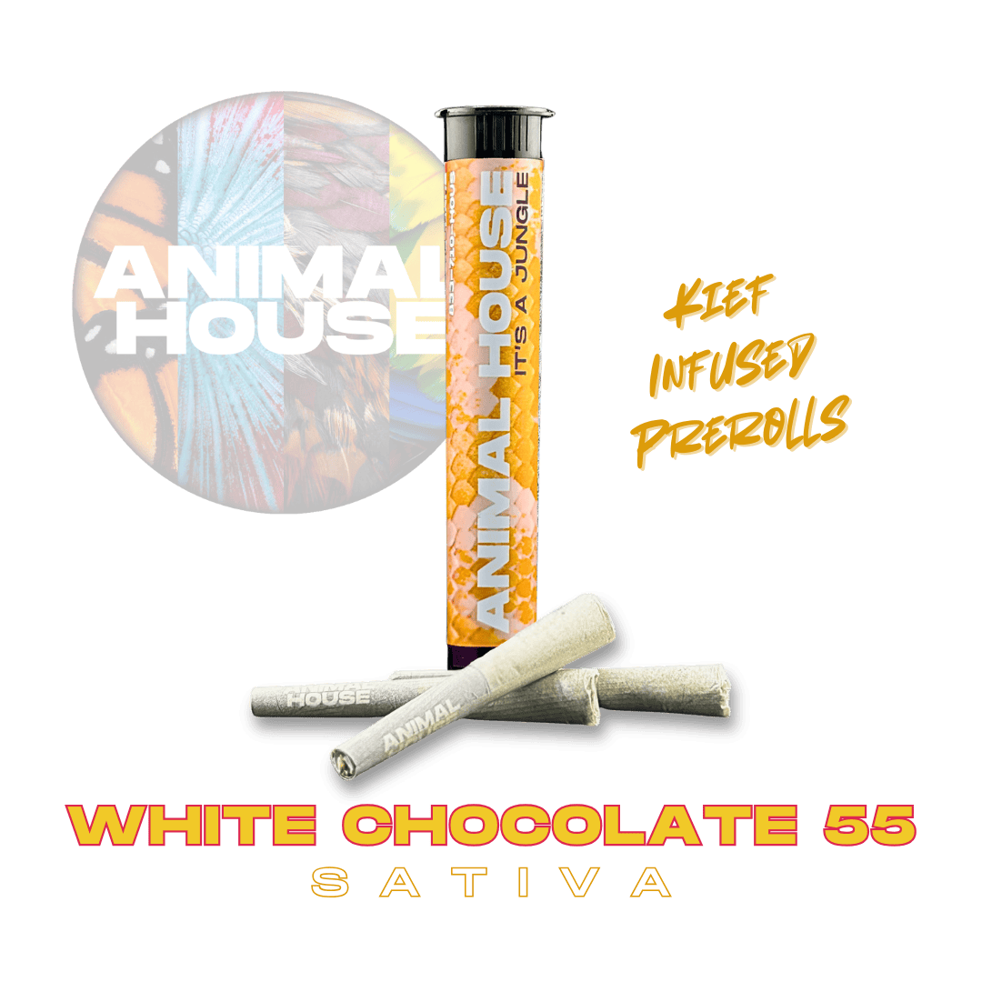 Animal House | White Chocolate 55 | Infused | 3ct | 1.5g