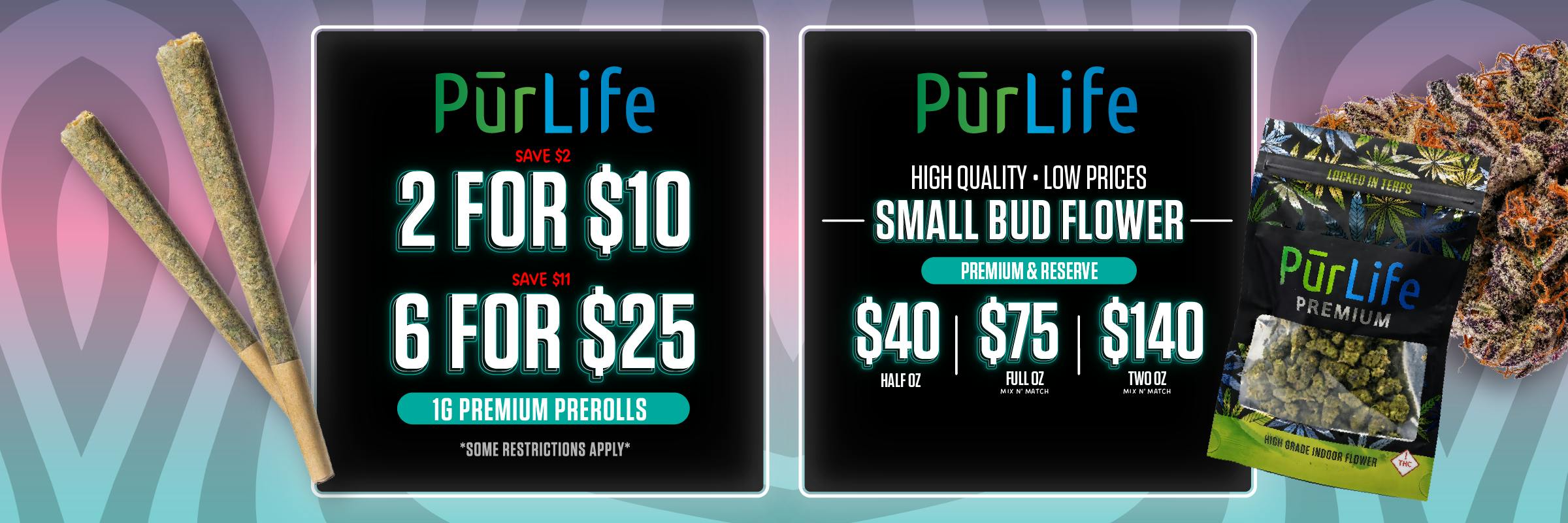 Purlife, Dispensary, Cannabis, Bhang, BLOOM, Ghost, DIME, Caliente, fligh bites, camino, Good Tide, Kosmik, Orale, Reefer Gladness, Deal, Sale, THC, Bonanaza Canabis, Cheeba Chews, Cure Injoy, Derived, Dos Gringos, Drool, Elevated Labs,  Headspace, Joy Bombs,, mr. melty, Paletas, Pharmers Quality, Ghost, headSpace, Enchanted Botanicals, Juiced, Green Hornet, Gummies, Concentrate, Dab, Extracts, Sulime, Terp Garden, True Roots, Under Dawg, Wana, WYLD, Packs, Keef