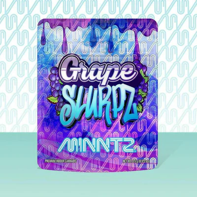 Minntz - 3.5g Prepack - Grape Slurpz - FLOWER by Minntz at King of Budz
