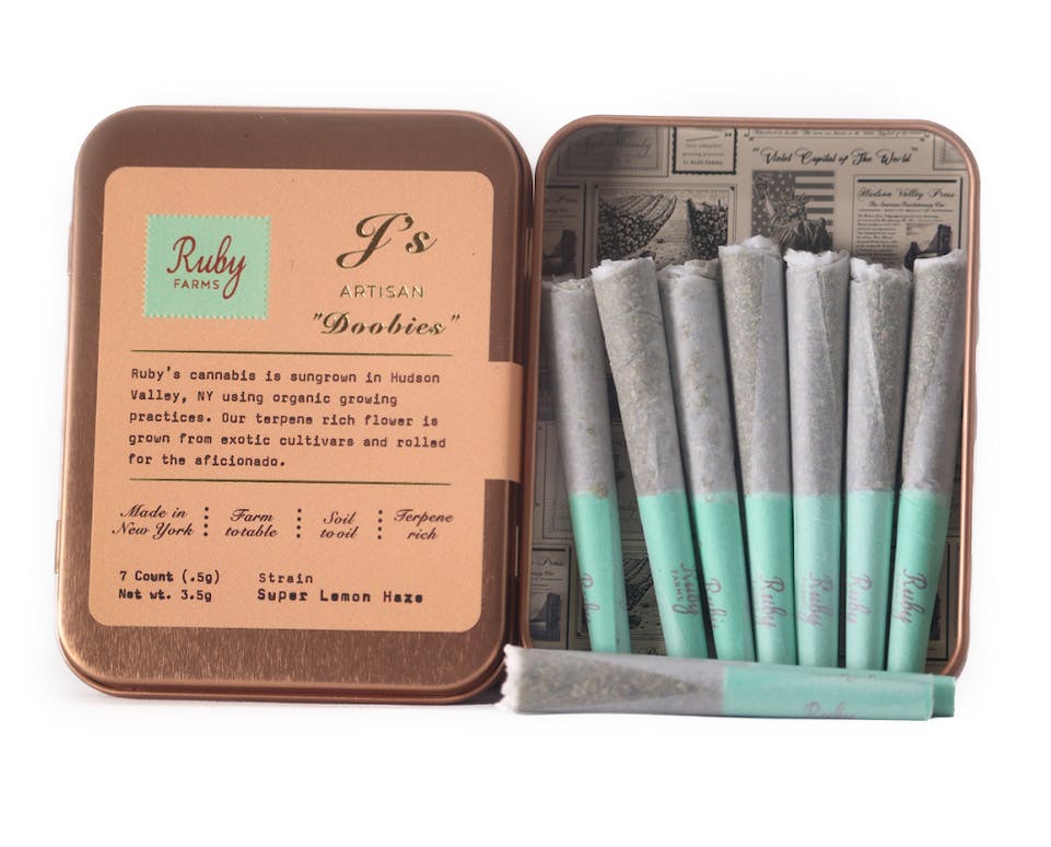 Super Lemon Haze | 7 Pack Doobies Pre rolls | Sativa | Ruby Farms