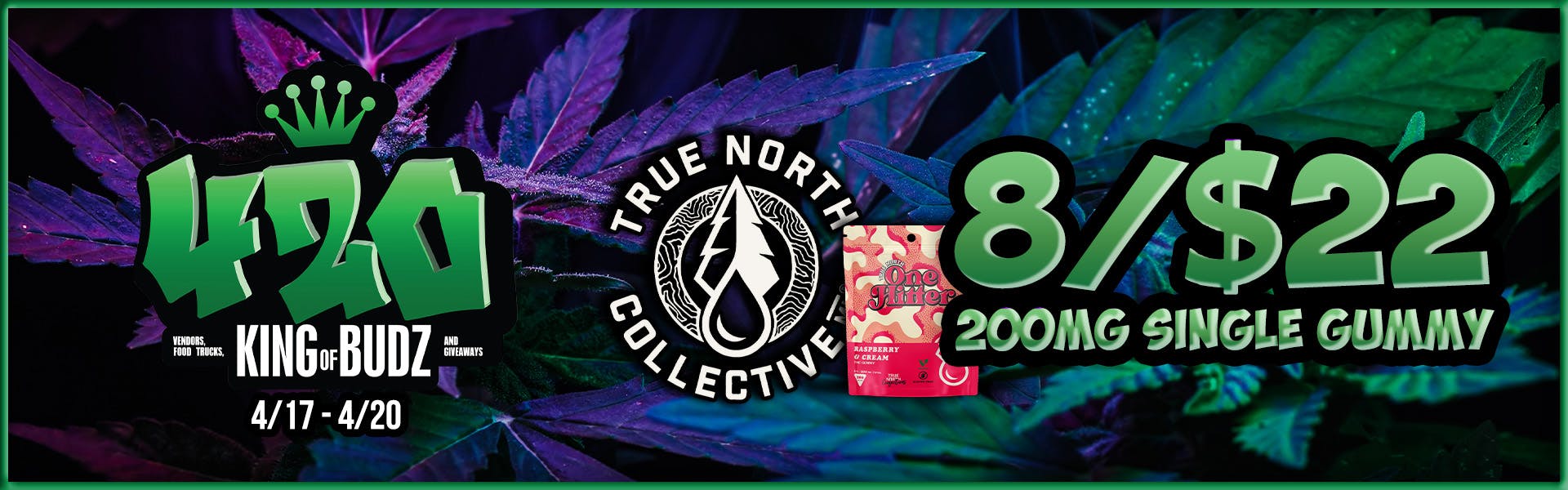 True North 200mg Single Gummy - 8 for $22