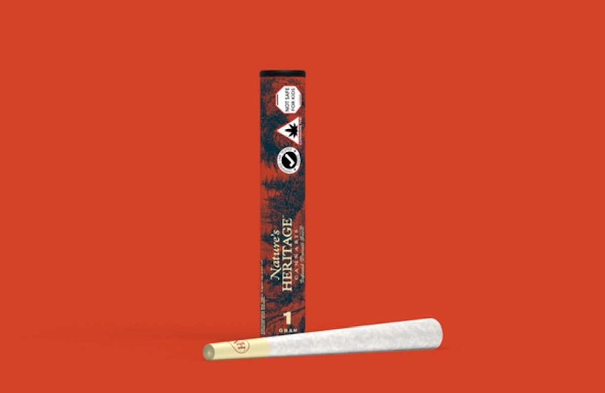 Photo of Nature’s Heritage Local Skunk 1g Infused Preroll