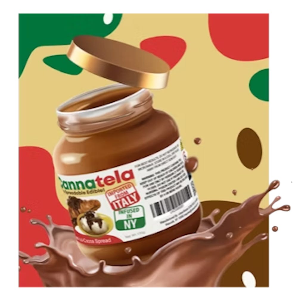 Product Hazlenut Cocoa Spread | 100mg | Cannatela