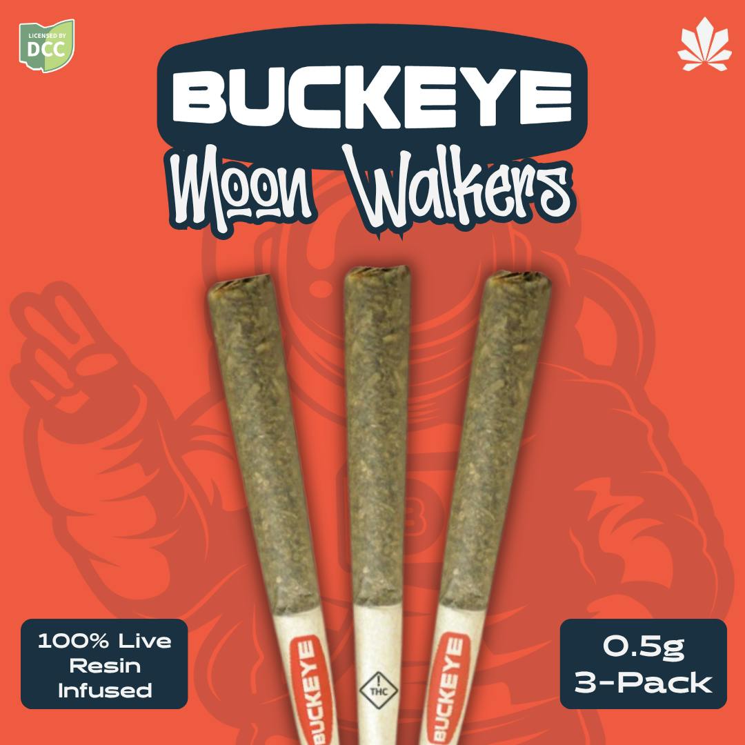 Buckeye Relief - Cloud Breaker SSU Live Resin Infused Pre-Roll - 3 Pack -  1.5g - 540mg | UpLift - Mt. Orab