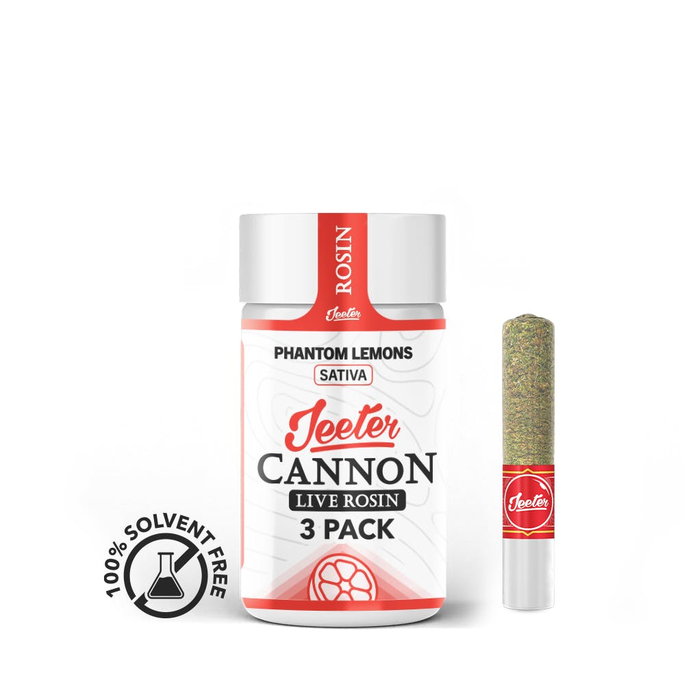 Phantom Lemons Solventless Live Rosin Cannon 3-pack | 1.5g
