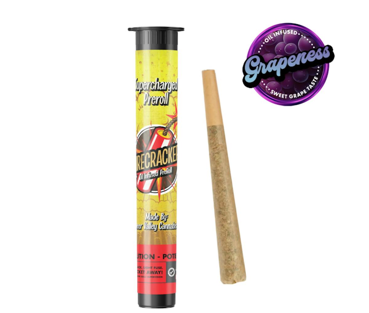 Photo of Firecracker Grapeness 1g Infused Preroll