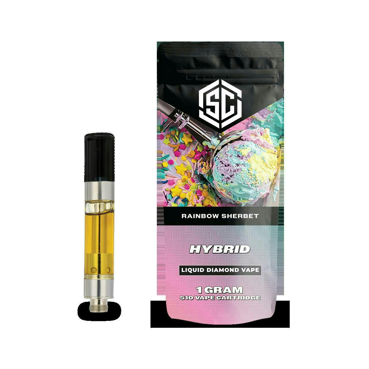 Society C SOCIETY C | RAINBOW SHERBET | LIQUID DIAMOND CART HYBRID — VAPORIZERS