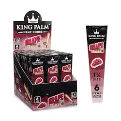 Medusa-Accessories-King Palm Cones Grape Swish 1 1/4 6pk