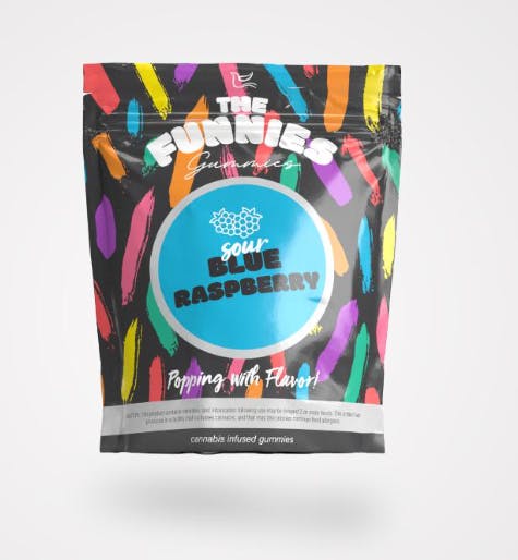 Shop NGW - The Funnies Gummy Funnies Sour Blue Raspberry [20pk