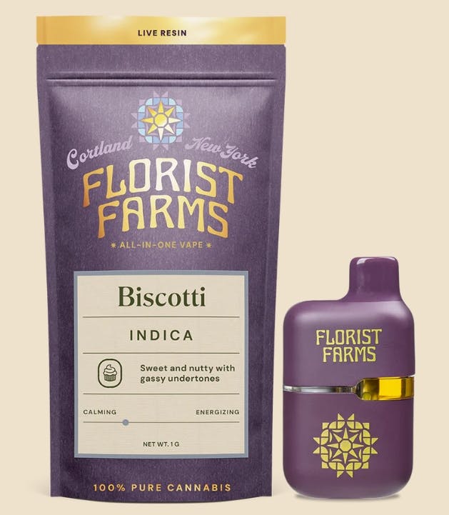 Florist Farms | Biscotti | Live Resin AIO | 1g