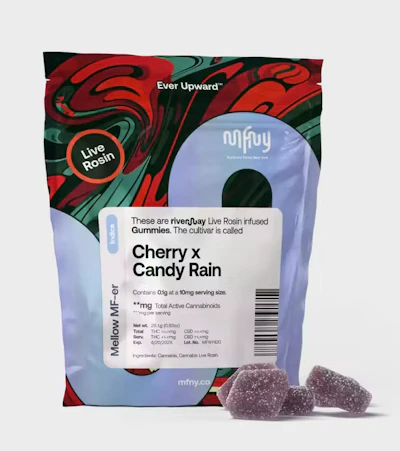 MFNY - 100mg Live Rosin Gummies - Cherry x Candy Rain - EDIBLES by MFNY at King of Budz