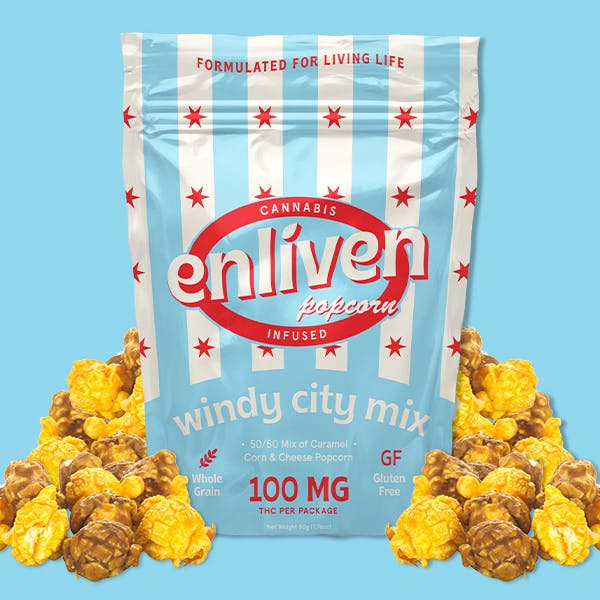 ENLIVEN Popcorn 100mg: Windy City Mix | Bridge City Collective - East  Dubuque