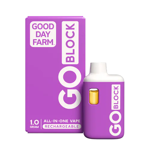 GDF: GO Block Vape | Grape Soda | All-In-One | 1g-active