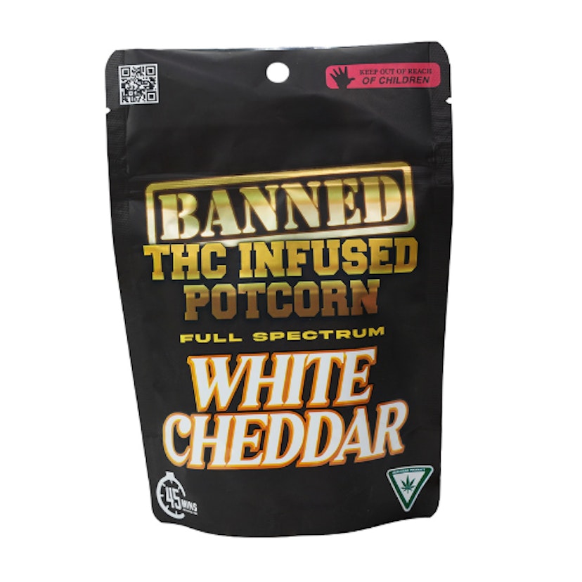 Banned 200mg Potcorn White Cheddar
