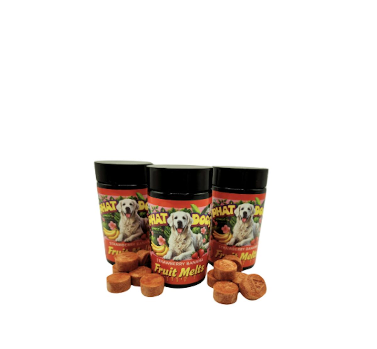 Photo of Phat Dogg Strawberry Banana Fruit Melts 100mg 20pk