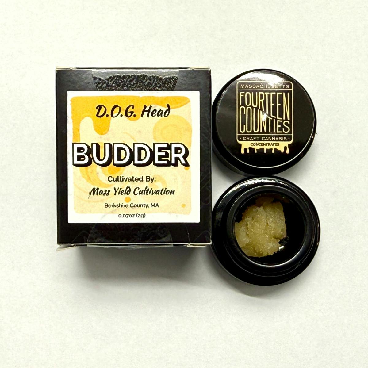 Product: Fourteen Counties | D.O.G. Head | Cured Budder