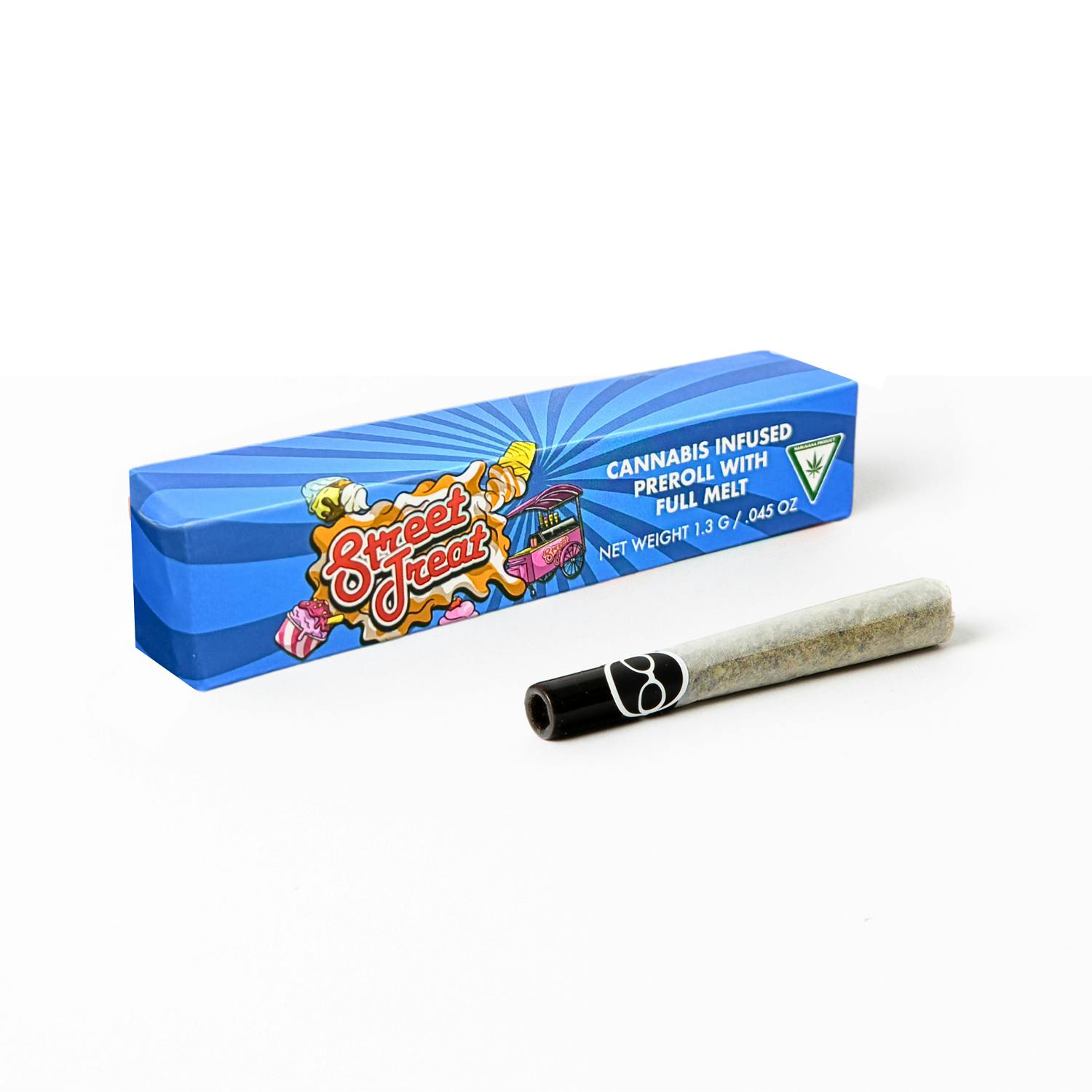Clout King - Full Melt Infused Preroll - (1.3g) - Hybrid - **STREET TREAT** (2/$40)