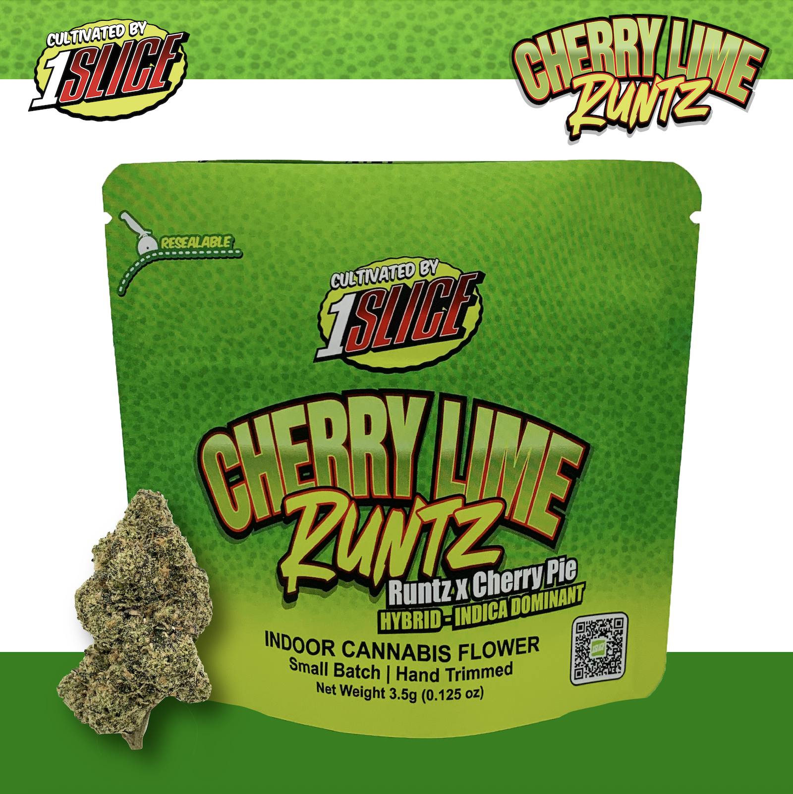 1Slice | 3.5g Flower | Cherry Lime Runtz