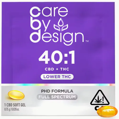 Care By Design CBD & THC Soft Gels