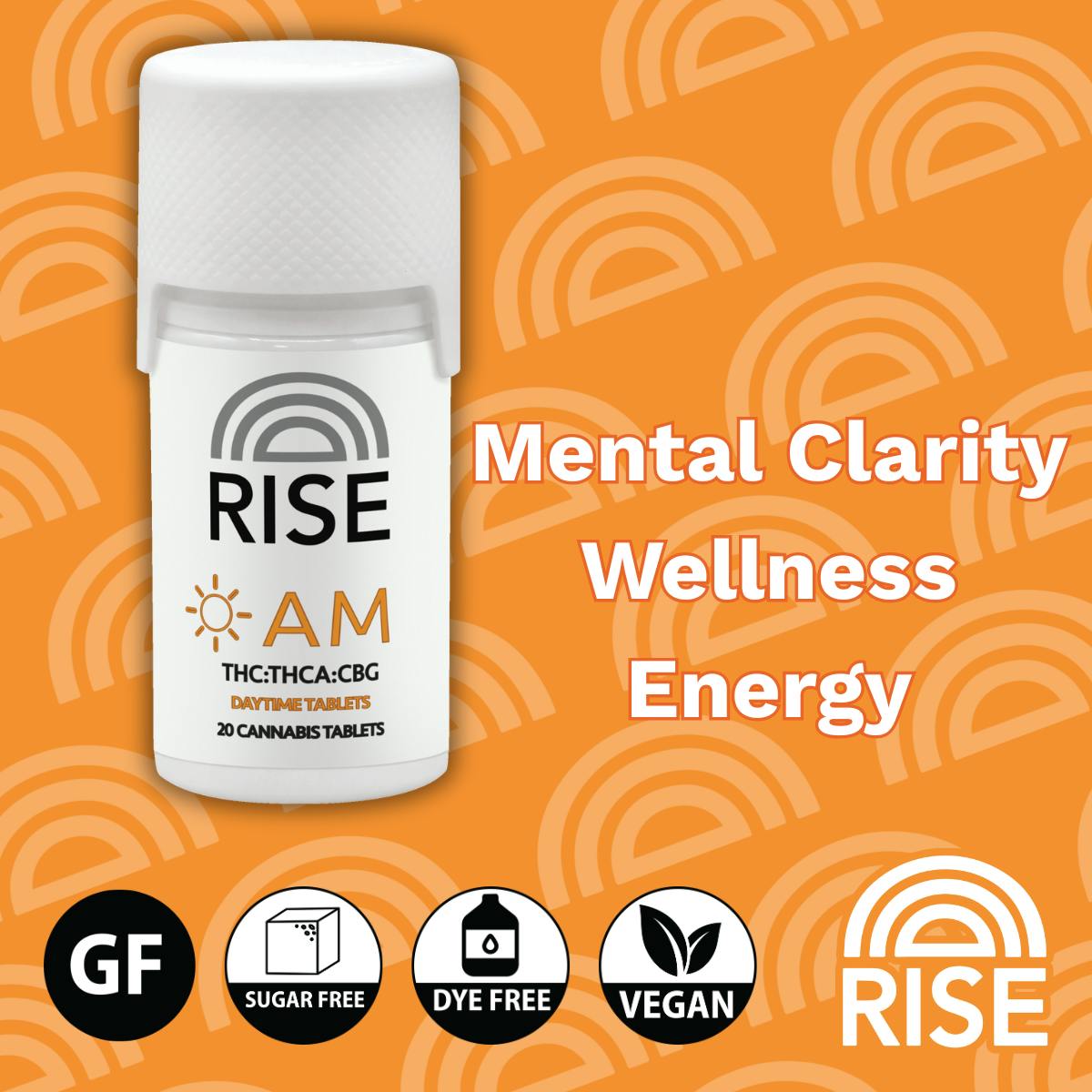 Rise - AM Tablets 200mg - 20ct