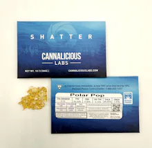 Cannalicious - 1g Shatter - Polar Pop