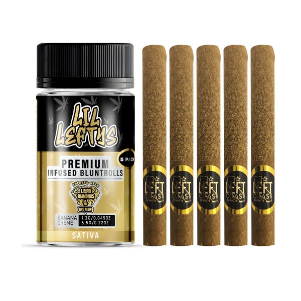 Left Coast | Banana Creme Pie | Infused Mini Blunt | 1.3g 5pk