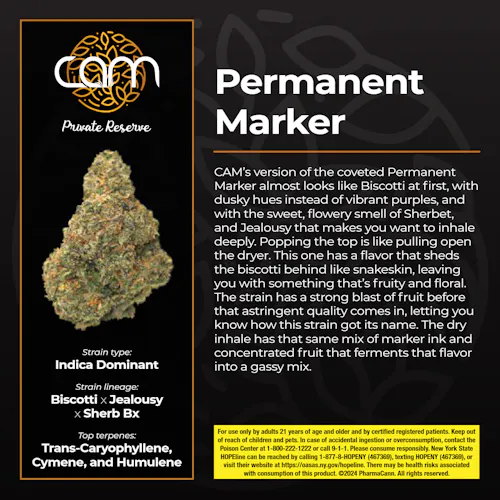 CAM  |  Permanent Marker  (Private Reserve) Indoor | 7G Flower-2