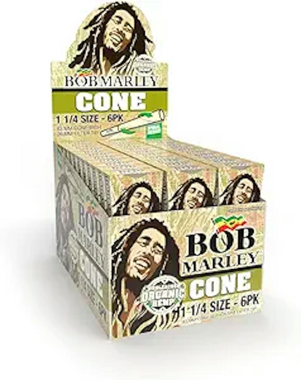 Product Bob Marley | 1-1/4 Cones - 6pk
