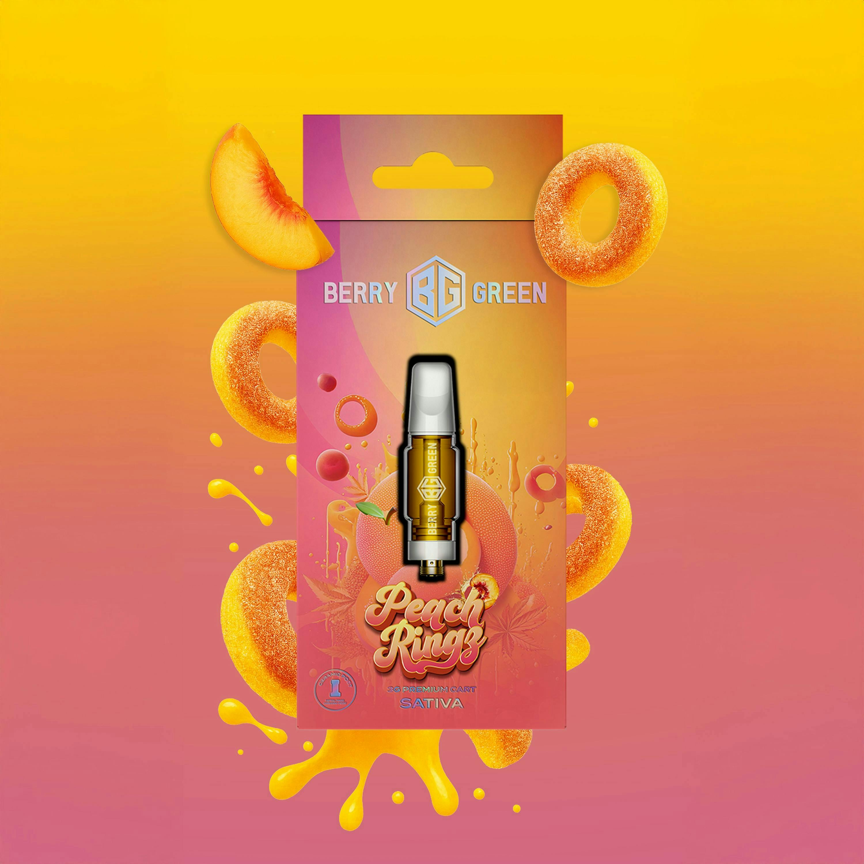 Berry Green | Peach Rings | 1G Vape Cart