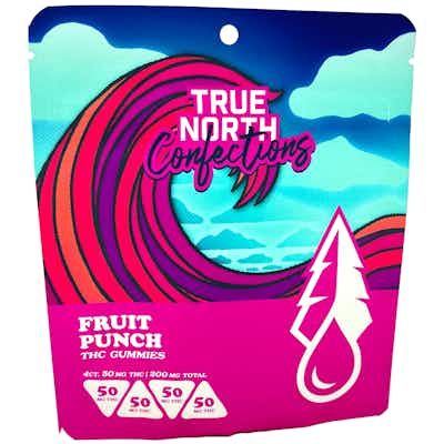 Product: True North Confections | Vegan Fruit Punch 4 Piece Gummies | 200mg