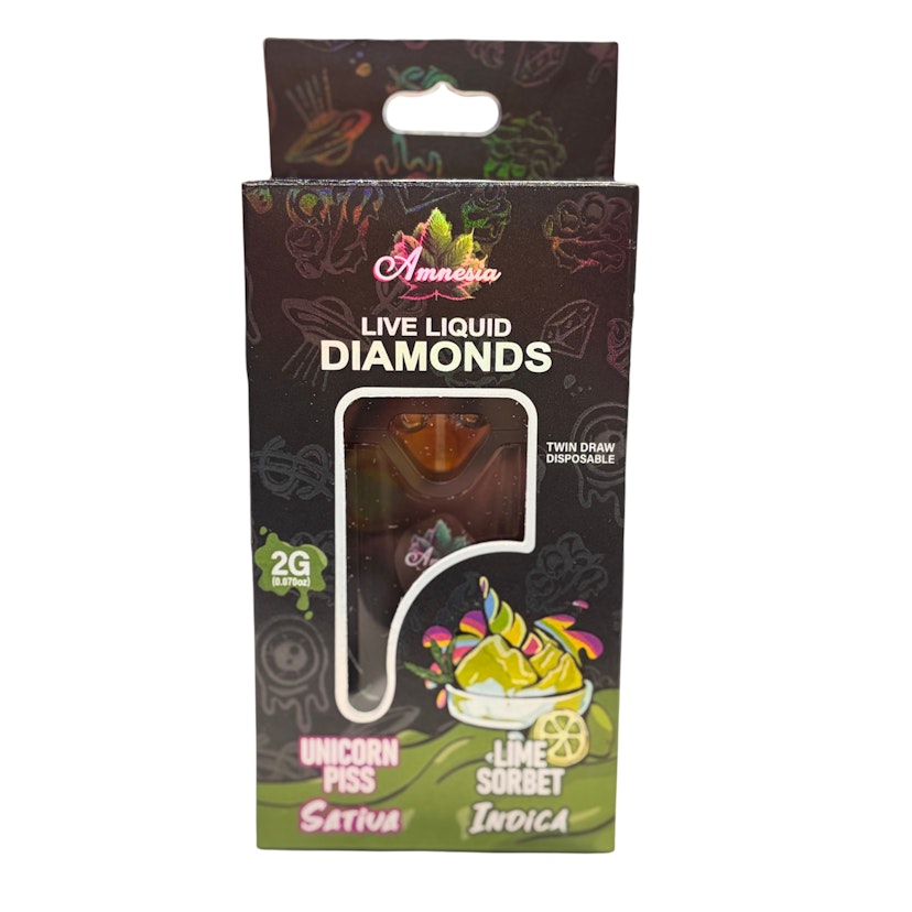 Amnesia - Unicorn Piss x Lime Sorbet LQD Switch Disposable