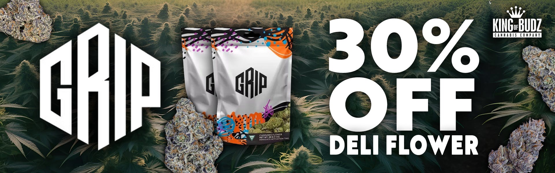 30 Percent Grip Deli Flower