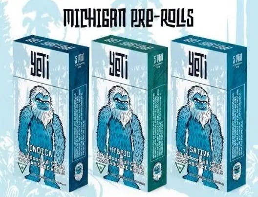 YETI | BLUE PINOT | PRE-ROLLS | 10 x 1G INDICA