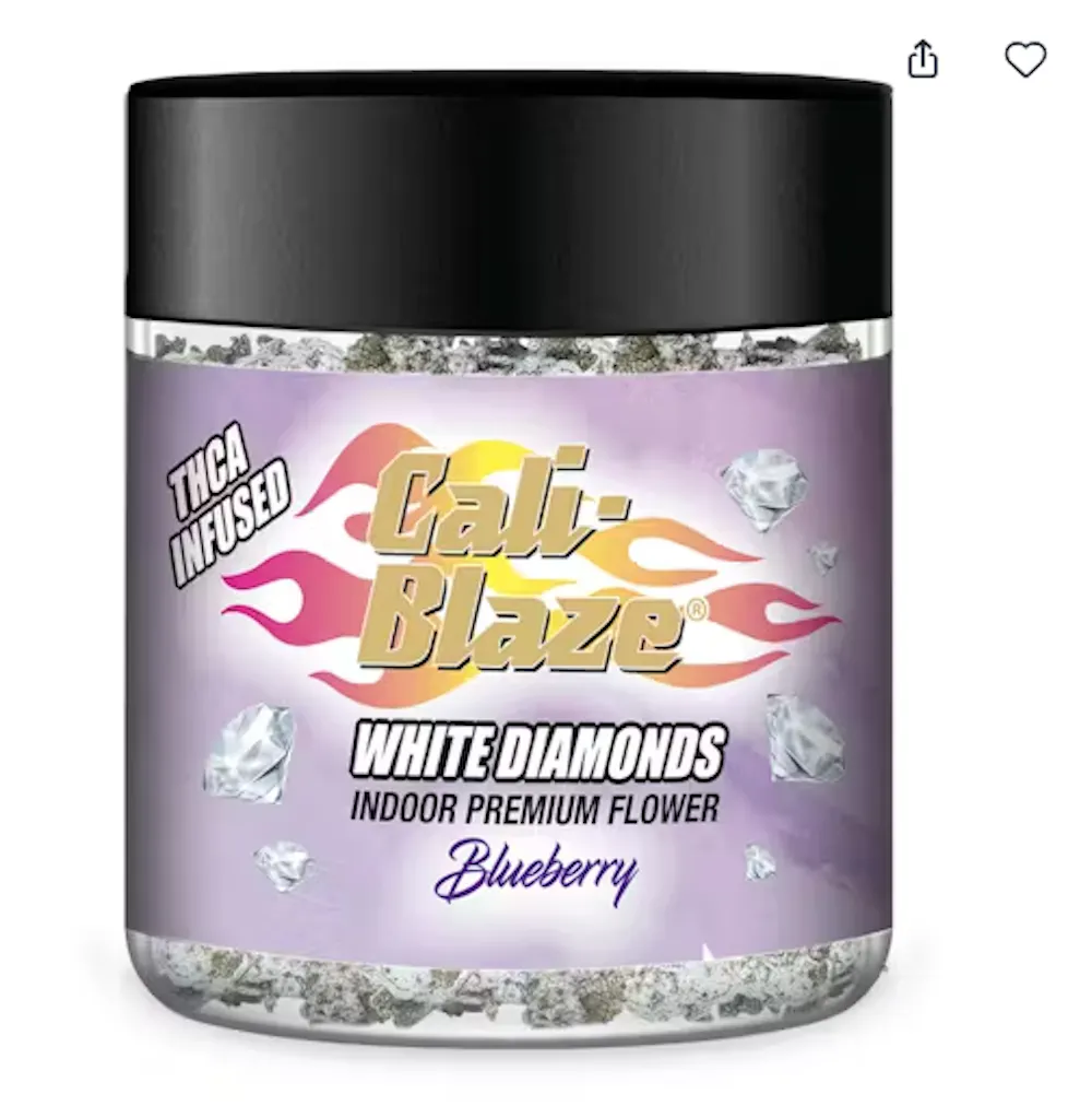 Product Cali-Blaze | Blueberry | White Diamond Infused Flower