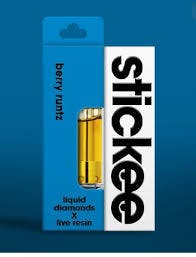 Stickee | Live Resin Vape Cart - 1g - Berry Runtz