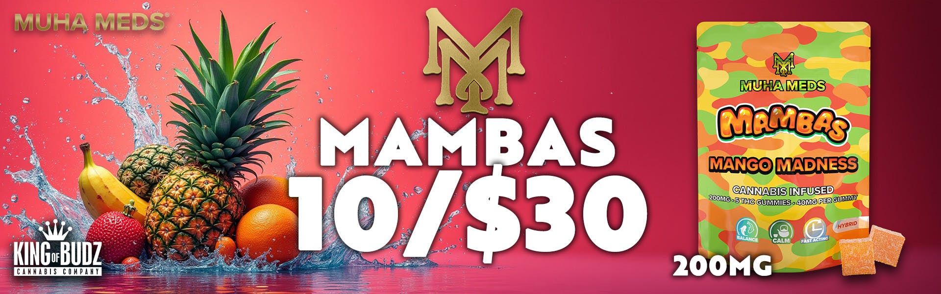 Mambas 10/$30  (7/20-8/2)
