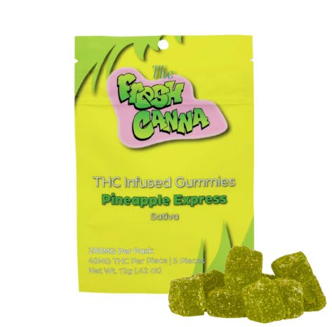 Product: FRESH CANNA | PINEAPPLE EXPRESS - LIVE RESIN GUMMIES | 200MG | SATIVA