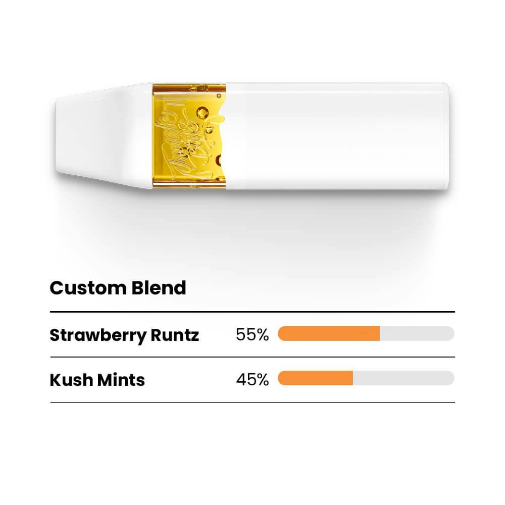 Strawberry Mints - Live Rosin Vape Pen - 