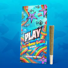 PLAY - 1.2g Infused Preroll - Rainbow Belts