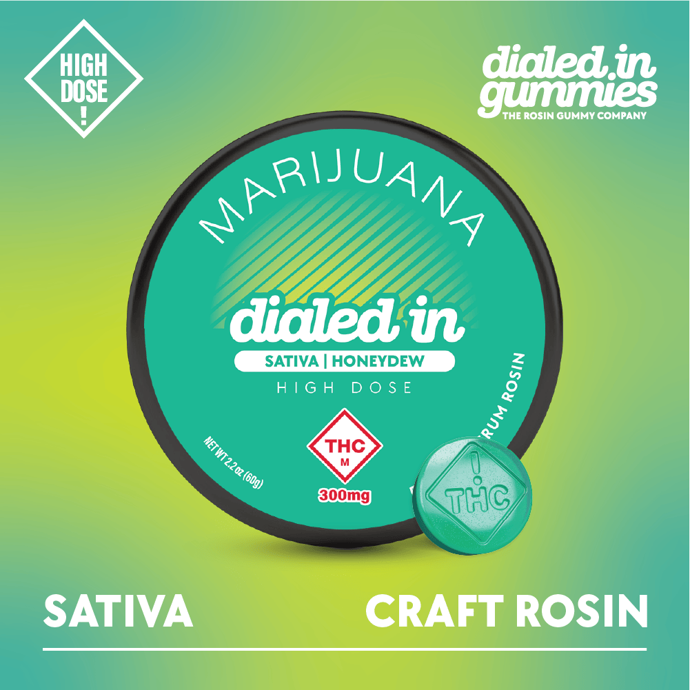 Dialed In 300mg Honeydew -