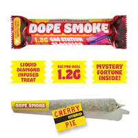 DOPE SMOKE | Cherry Pie | Liquid Diamond Infused Joint | 1.2G - product image at King of Budz