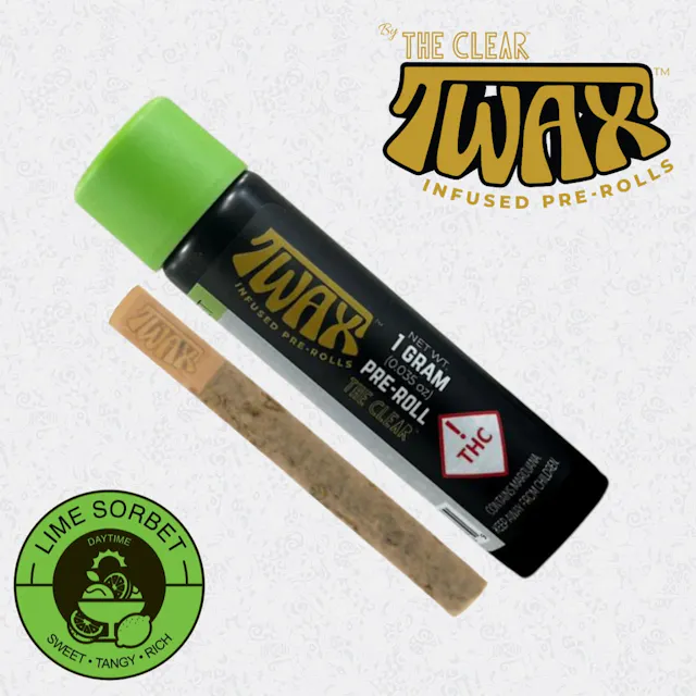 TWAX Infused Pre-Roll Lime Sorbet 1g (sativa)