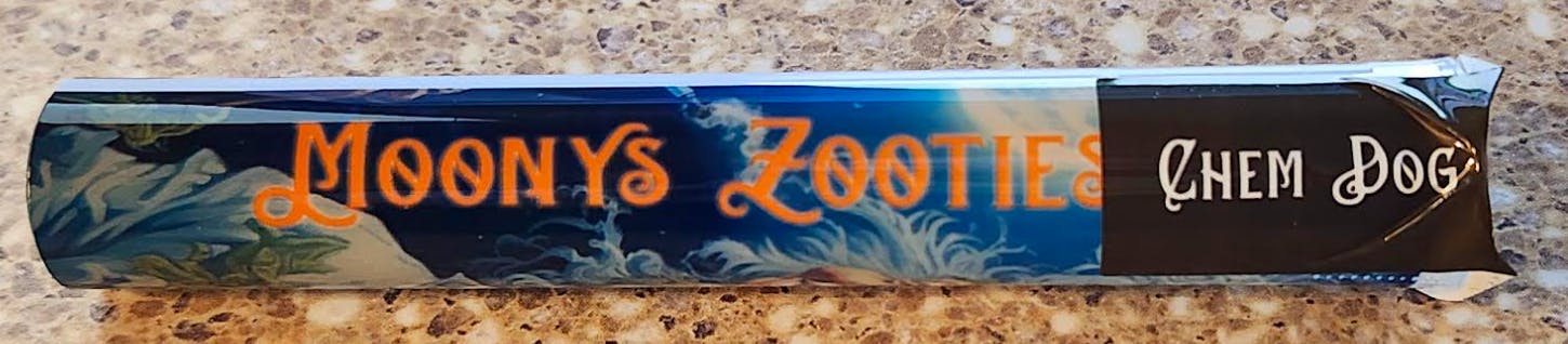 Chem Dog Pre roll | Indica Dominant | Moonys Zooties