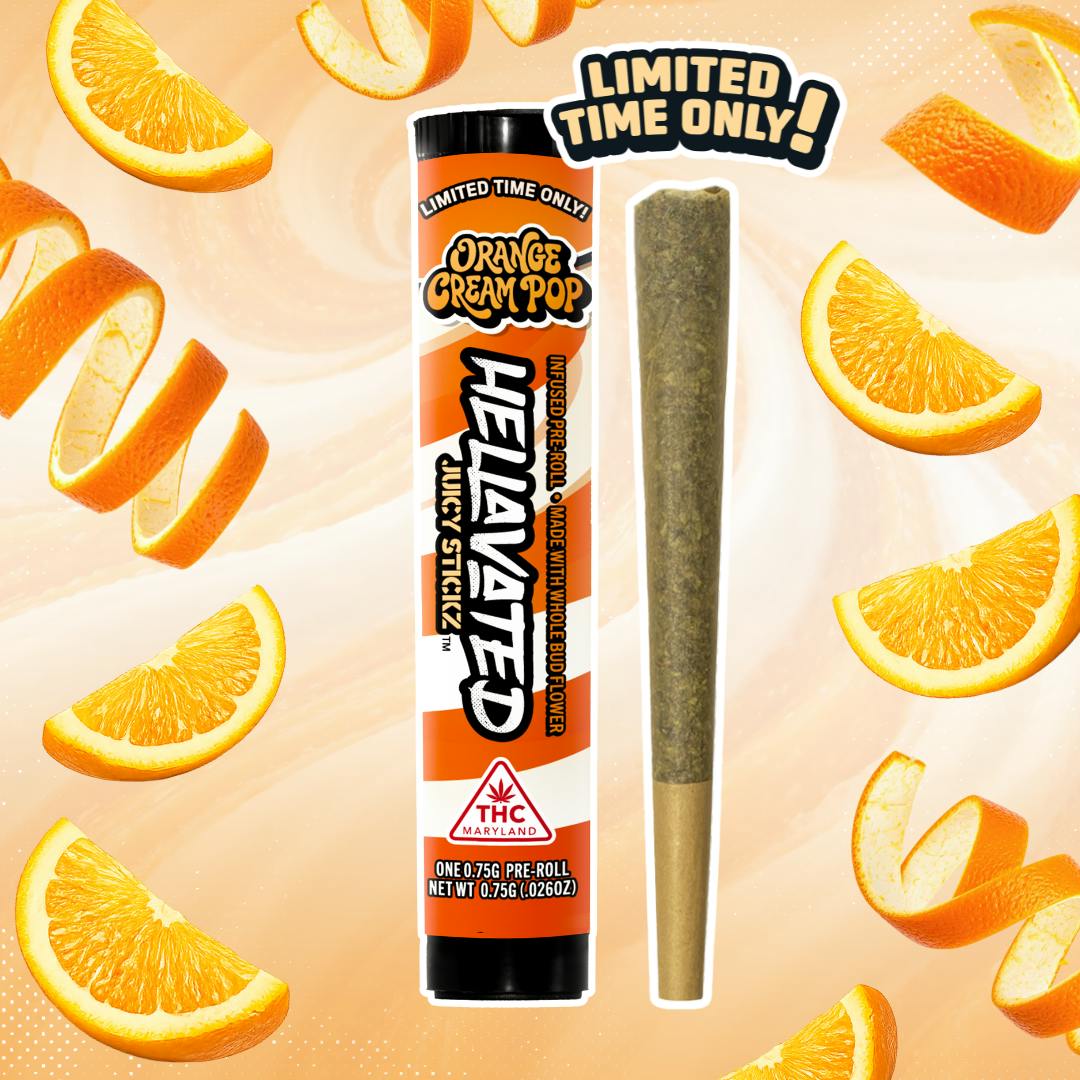 Orange Cream Pop Juicy Stickz | 0.75g | Liberty (Rockville)